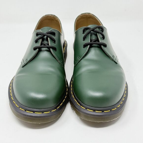 Dr. Martens 1461 Oxford Shoes Mens 9 Womens 10 Green Smooth Leather Preppy main image 14